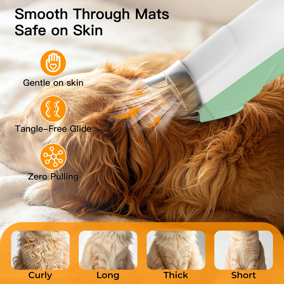 7-in-1 Dog Grooming Vacuum Kit B6533