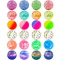24 Pieces Bouncy Balls 32mm 6 Styles O8590