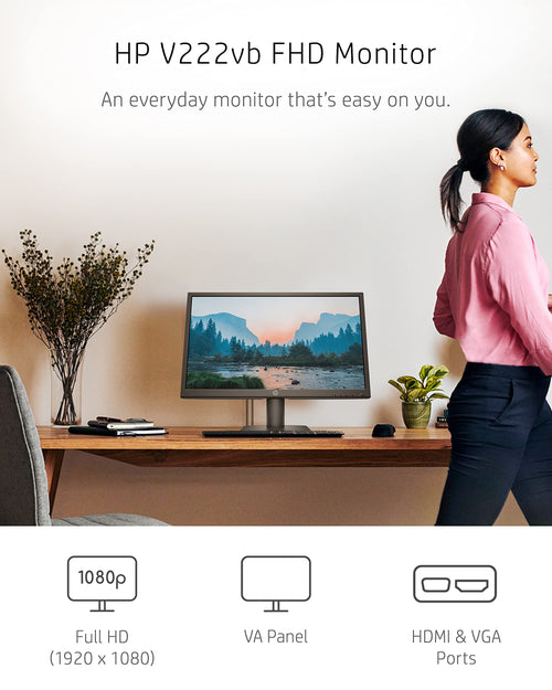 21.5-inch FHD 75Hz VA Monitor with HDMI & VGA Ports I340