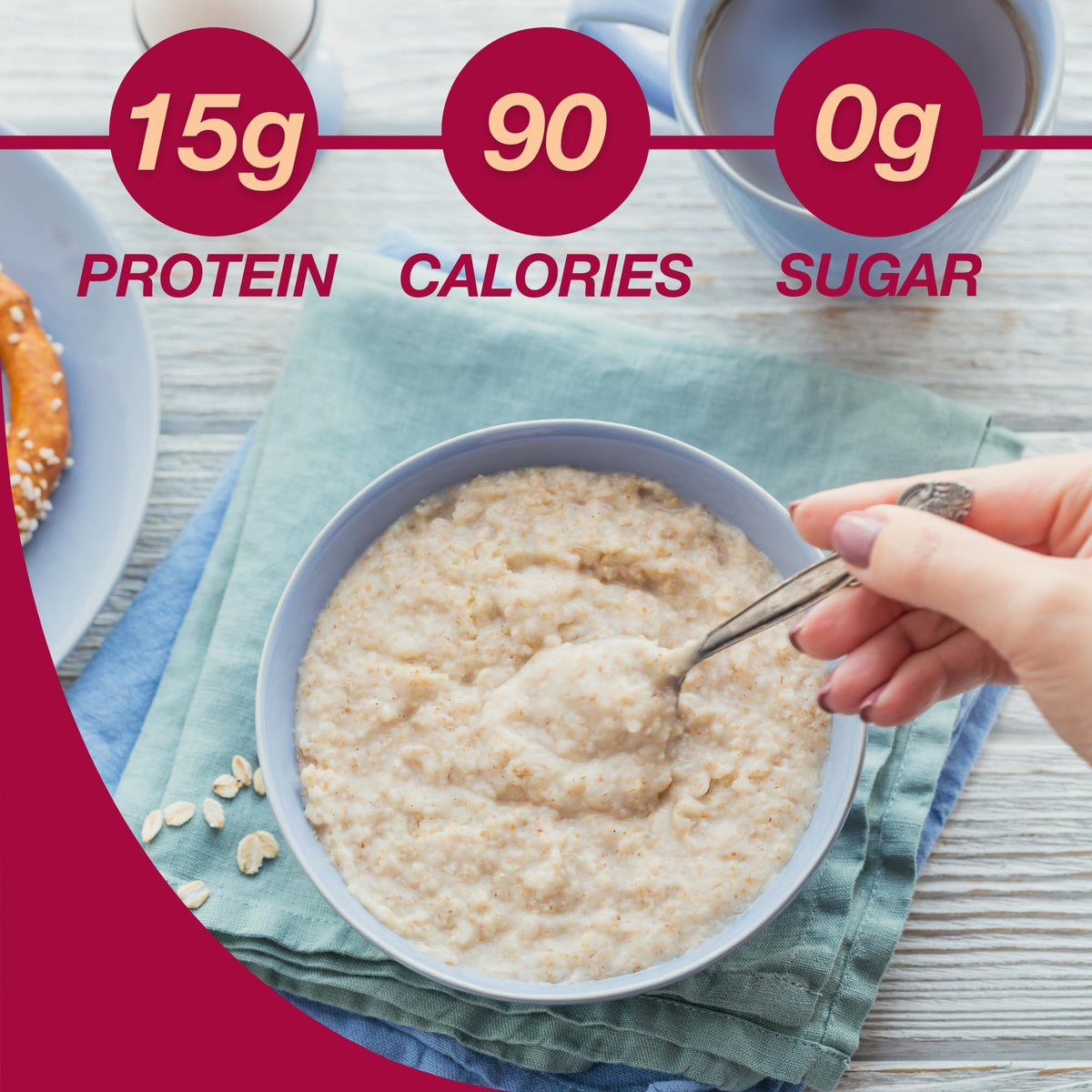 High Protein Sugar Free Instant Oatmeal 7ct S5485