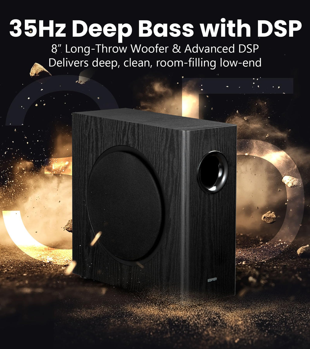 Black Powered Subwoofer C334725