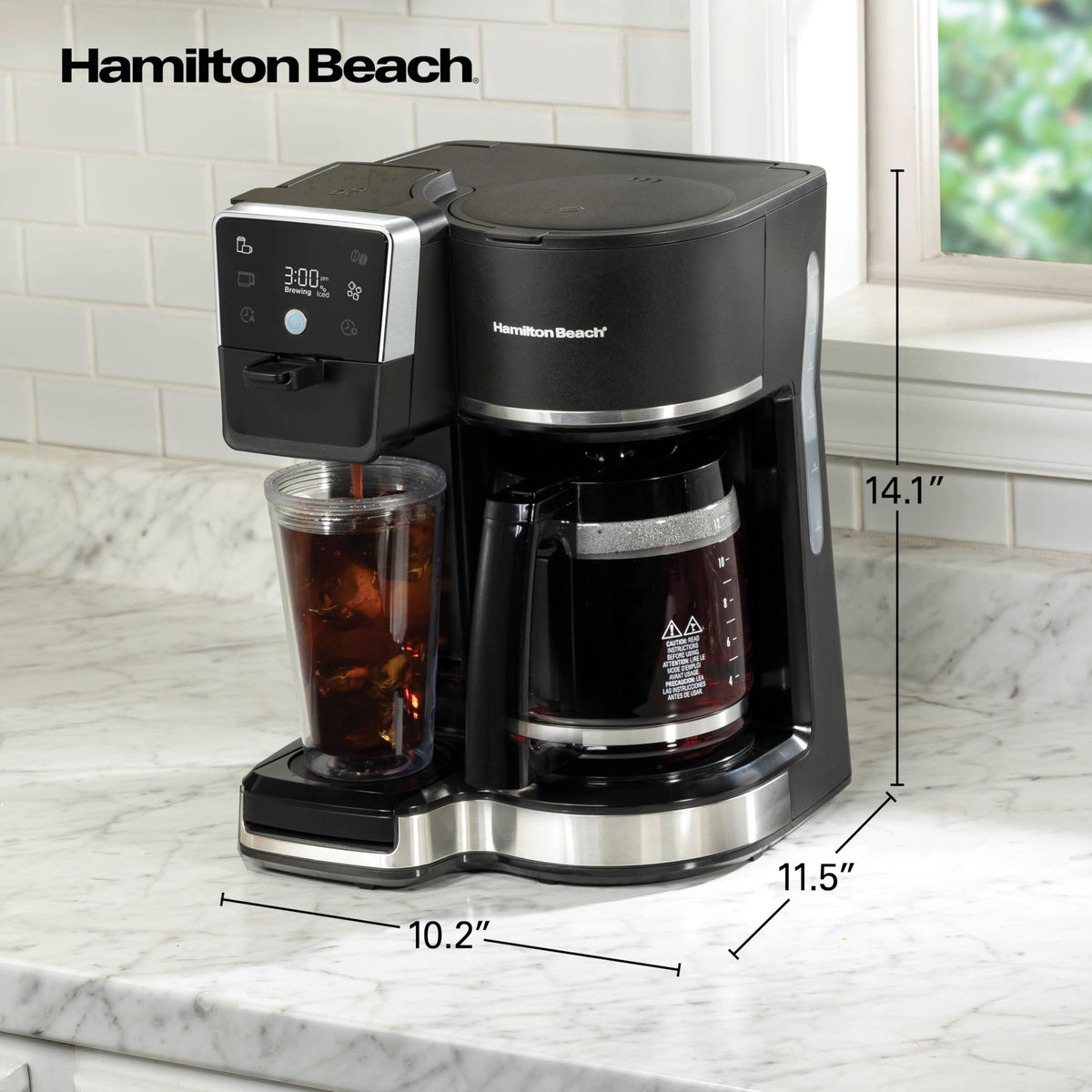 2-Way Drip Coffee Maker & Single Serve Coffee Machine M97325
