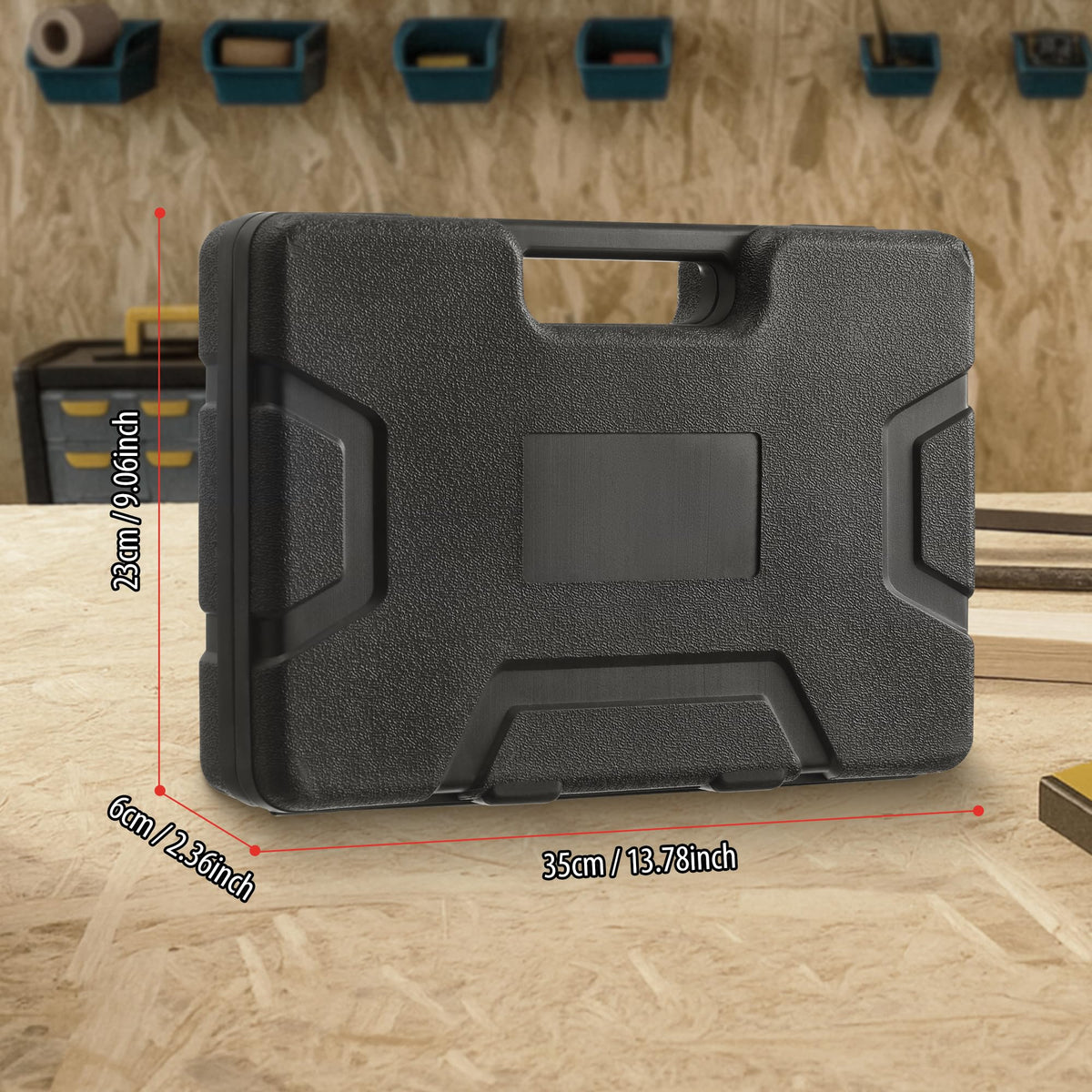146-Piece Household Tool Kit with Storage ToolBox K7123