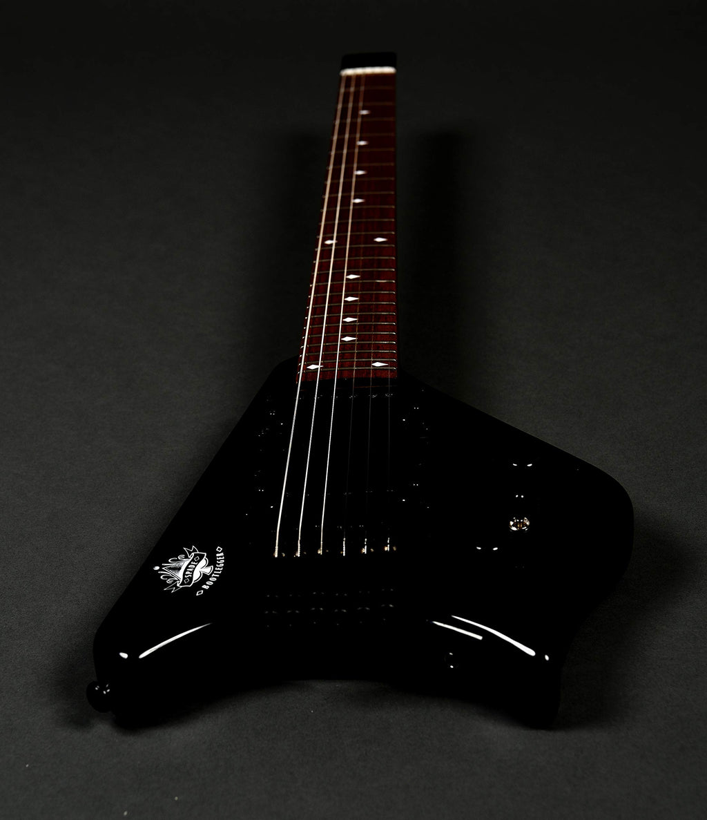 Headless Electric Travel Guitar with Hard Case I2380