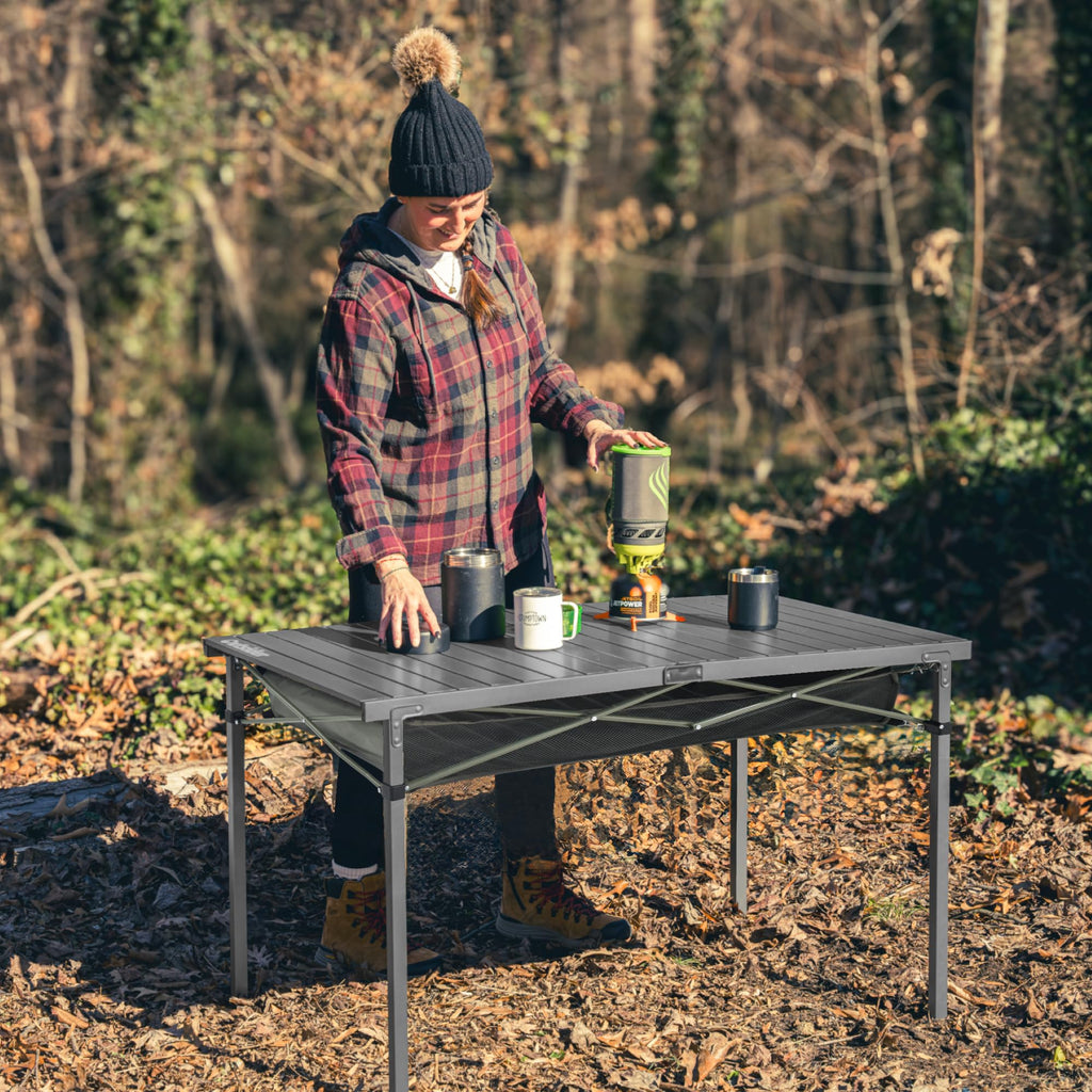 Portable Aluminum Camping Table Z968330