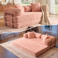 81" Folding Sofa Bed Convertible Floor Futon Lounger F65558