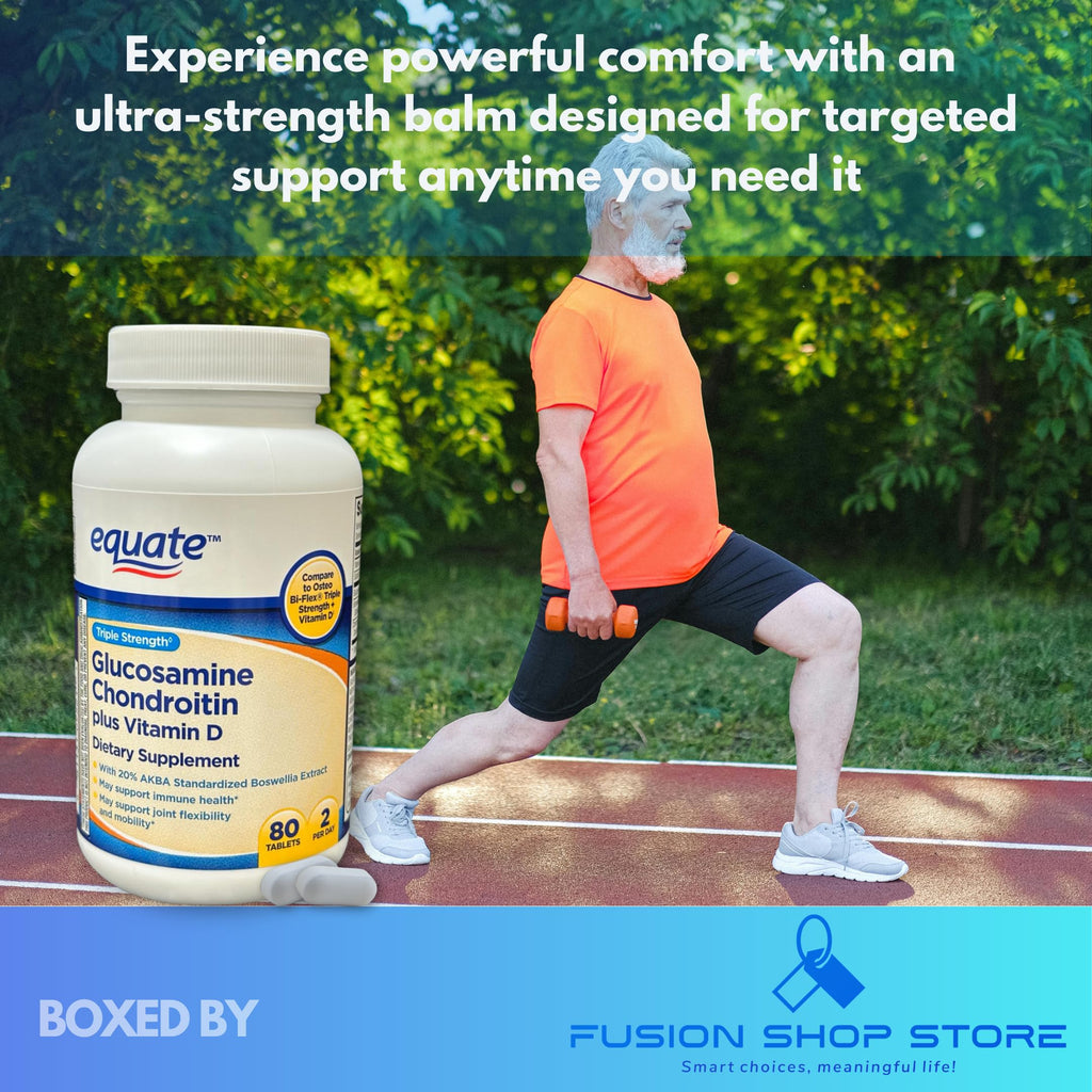 Triple Strength Glucosamine Chondroitin Vitamin D Tablets 80ct X81761