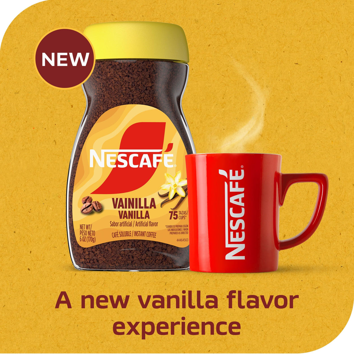 Instant Flavored Coffee Vanilla 6 Oz X7580