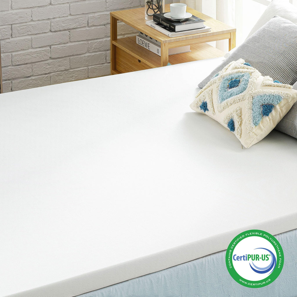 3 Inch Gel Memory Foam Mattress Topper with Cover D4262
