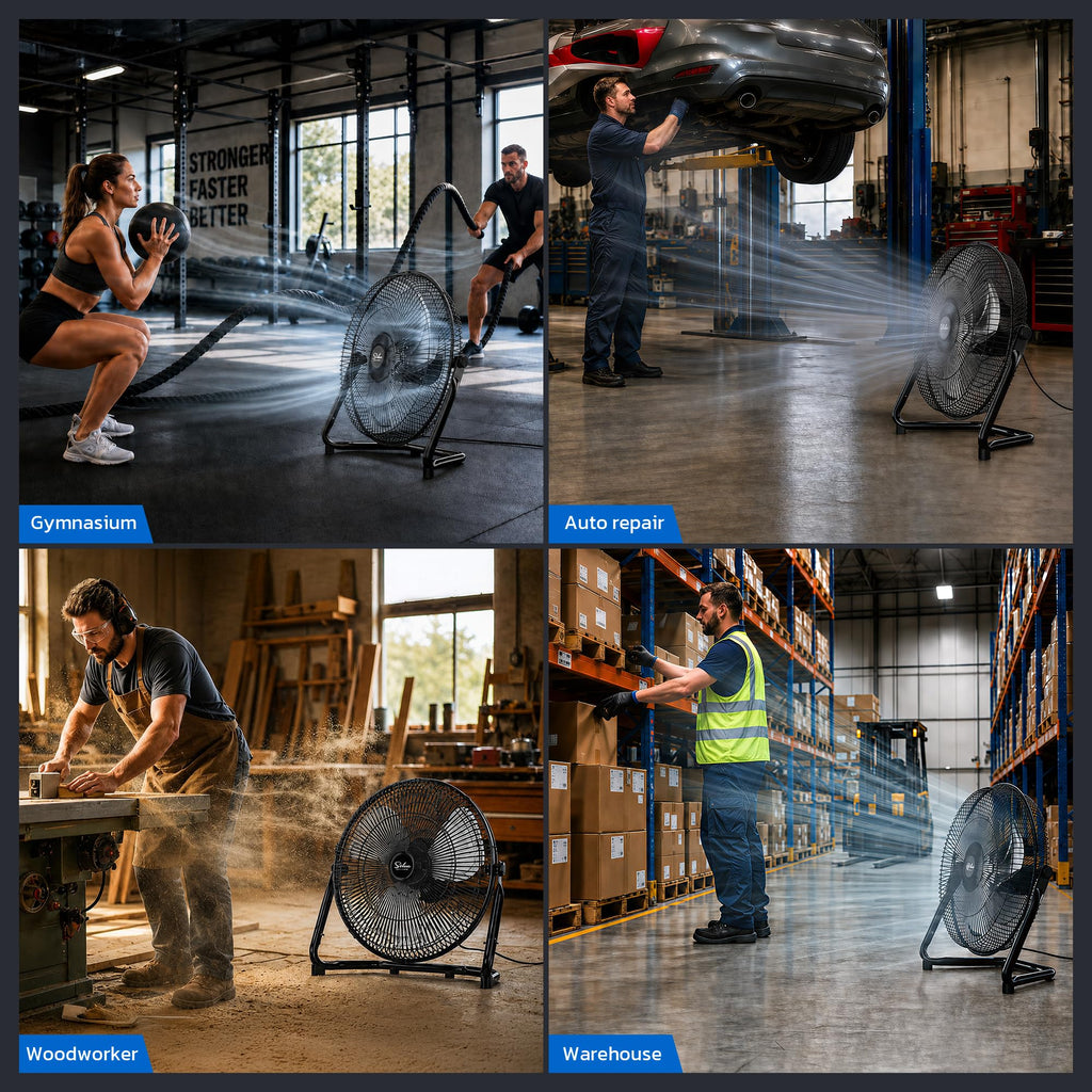20 Inch 3-Speed Metal Industrial Floor Fan O50062